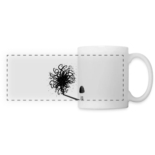 Maman, je suis le Kraken ! - Mug panoramique contrasté et blanc