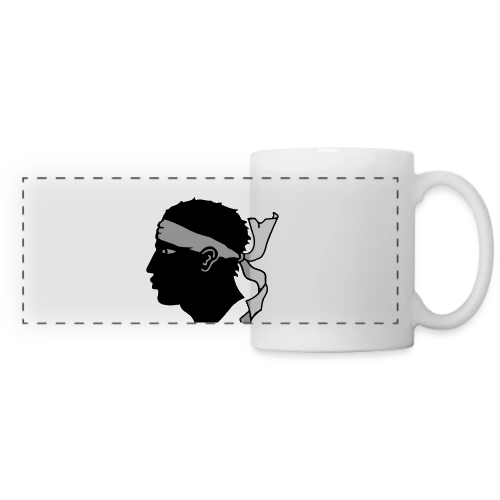 Tête de Maure Classique - Mug panoramique contrasté et blanc