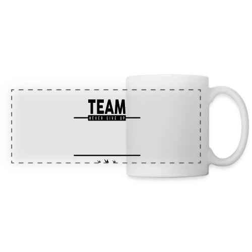 T-shirt Équipe Personnalisable : Créez Votre Identité ! - Mug panoramique contrasté et blanc