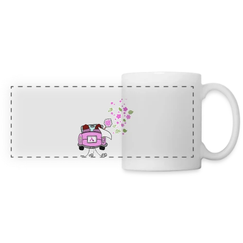 Célébration Mariage - Mug panoramique contrasté et blanc