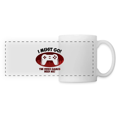 Totalement Gaming ! - Mug panoramique contrasté et blanc