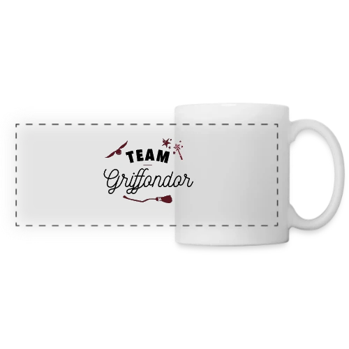Team Gryffondor - Mug panoramique contrasté et blanc