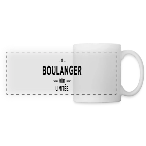 Maître Boulanger - Édition Limitée - Mug panoramique contrasté et blanc