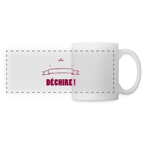 Belle-Maman Qui Déchire - Mug panoramique contrasté et blanc