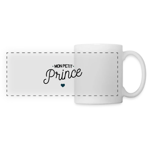 Mon Petit Prince - Mug panoramique contrasté et blanc