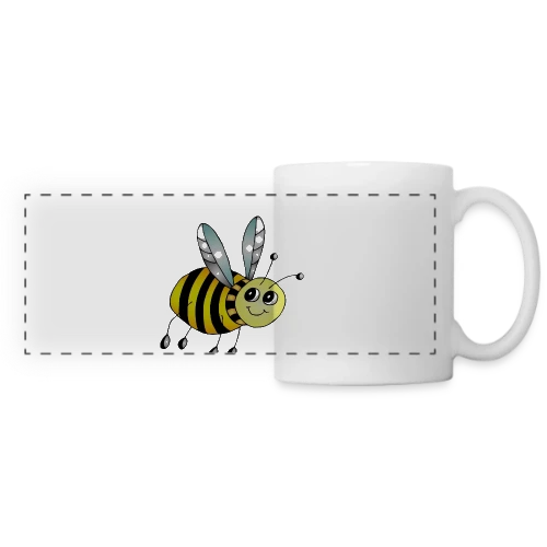 Insecte Élégant - Mug panoramique contrasté et blanc