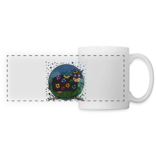 La Vache Mignonne - Mug panoramique contrasté et blanc