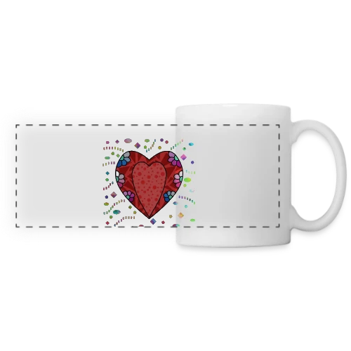 Cœur Tendance - Mug panoramique contrasté et blanc