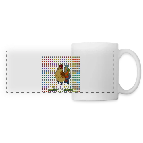 Coq Fier - Mug panoramique contrasté et blanc