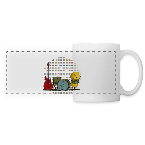 Mélodies d'Instruments - Mug panoramique contrasté et blanc