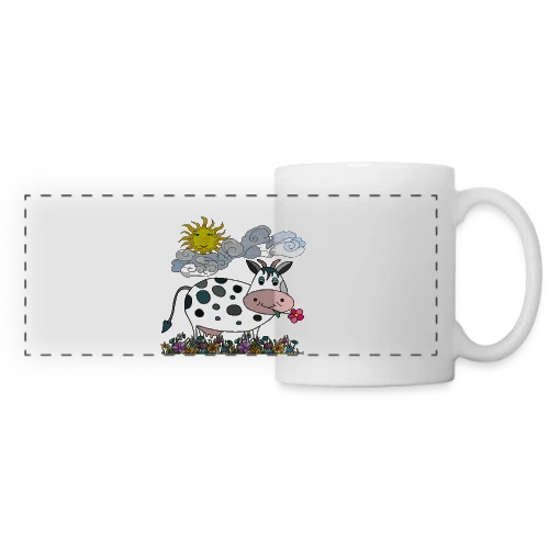 La Vache Stylée - Mug panoramique contrasté et blanc