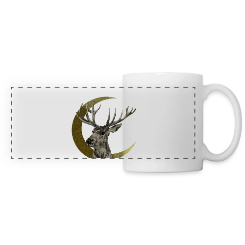 Numéro 4886 : L'Énigme Stylisée - Mug panoramique contrasté et blanc