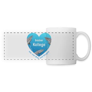 bester Kollege - Panoramatasse - Weiß - Vorne