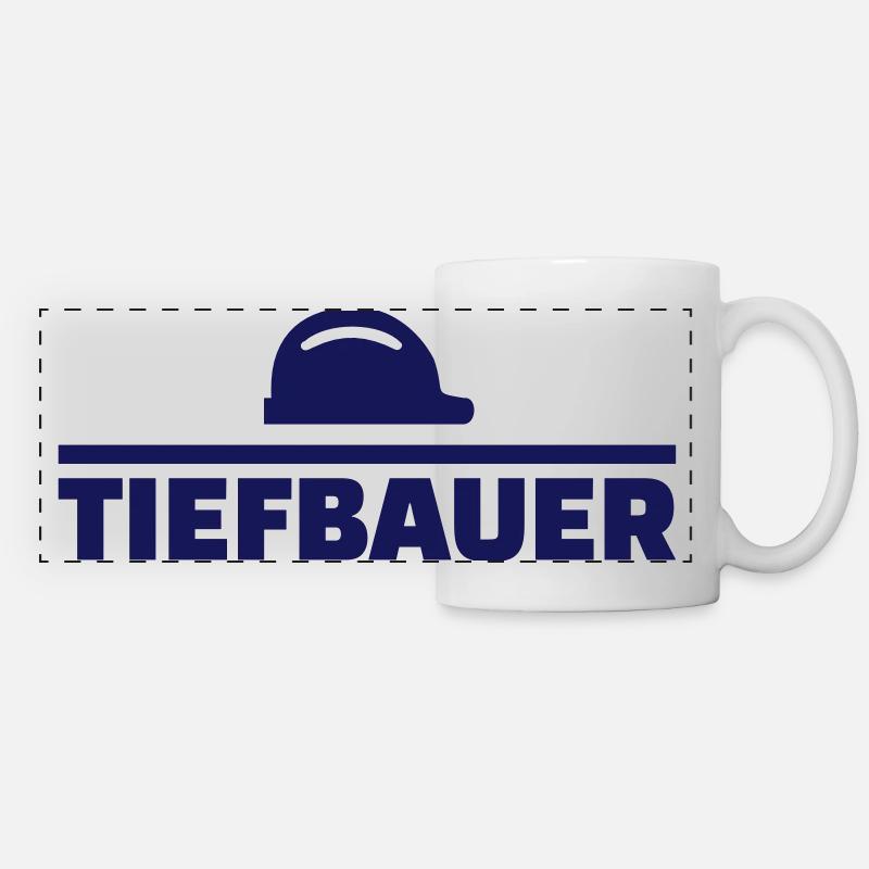 Tiefbauer - Panoramatasse - Weiß