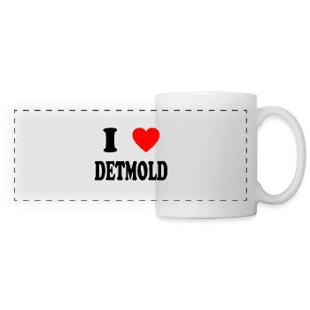 I love Detmold - Panoramatasse - Weiß - Vorne