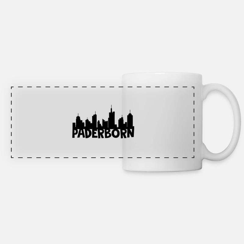 Paderborn Skyline - Panoramatasse - Weiß