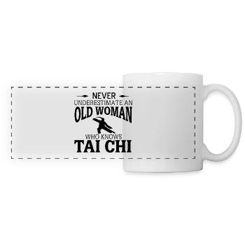 Tai Chi - Panoramatasse - Weiß - Vorne