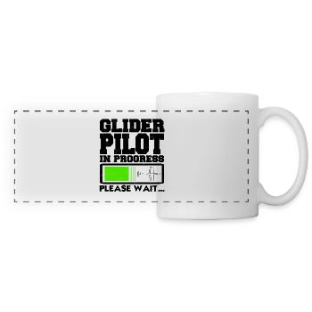 Gliding Glider pilots - Panoramic Mug - white - Front