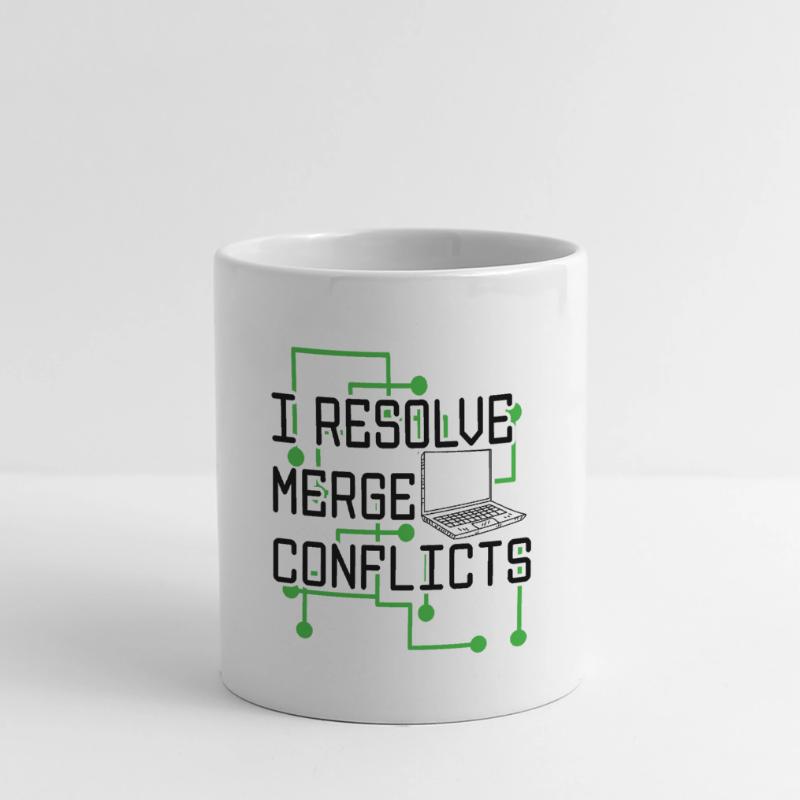 I Resolve Merge Conflicts Coder Software Developer Panoramatasse