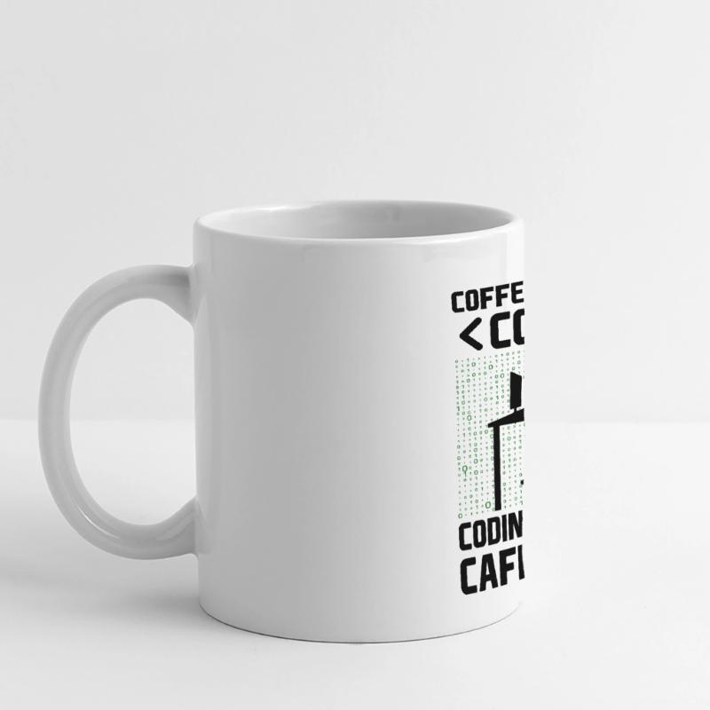 Kaffee-Codierung Programmierer Programmierer Entwickler Nerd Coff Panoramatasse
