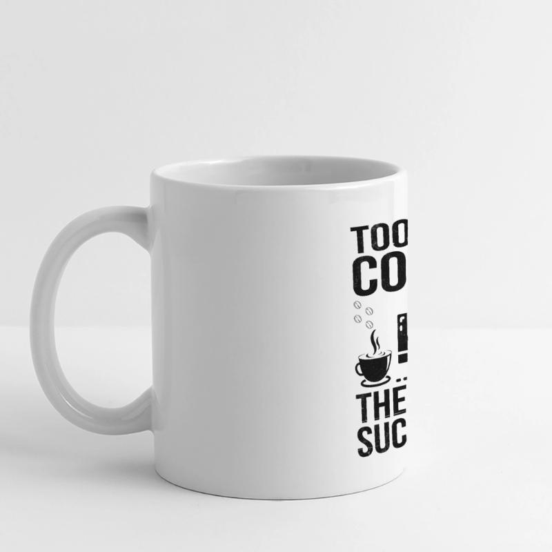 Café Codage Programmeur Codeur Développeur Nerd Coff Mug panoramique contrasté et blanc