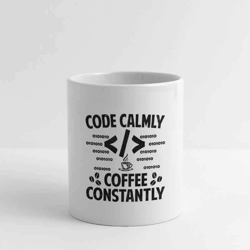 Kaffee-Codierung Programmierer Programmierer Entwickler Nerd Coff Panoramatasse