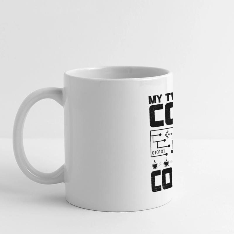 Kaffee-Codierung Programmierer Programmierer Entwickler Nerd Coff Panoramatasse