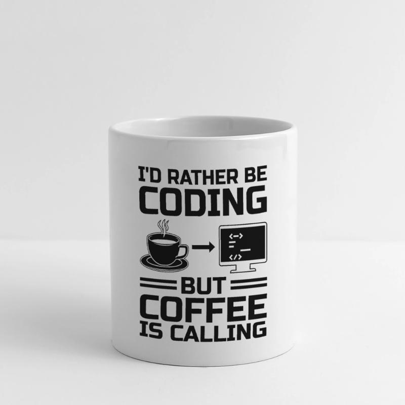 Kaffee-Codierung Programmierer Programmierer Entwickler Nerd Coff Panoramatasse