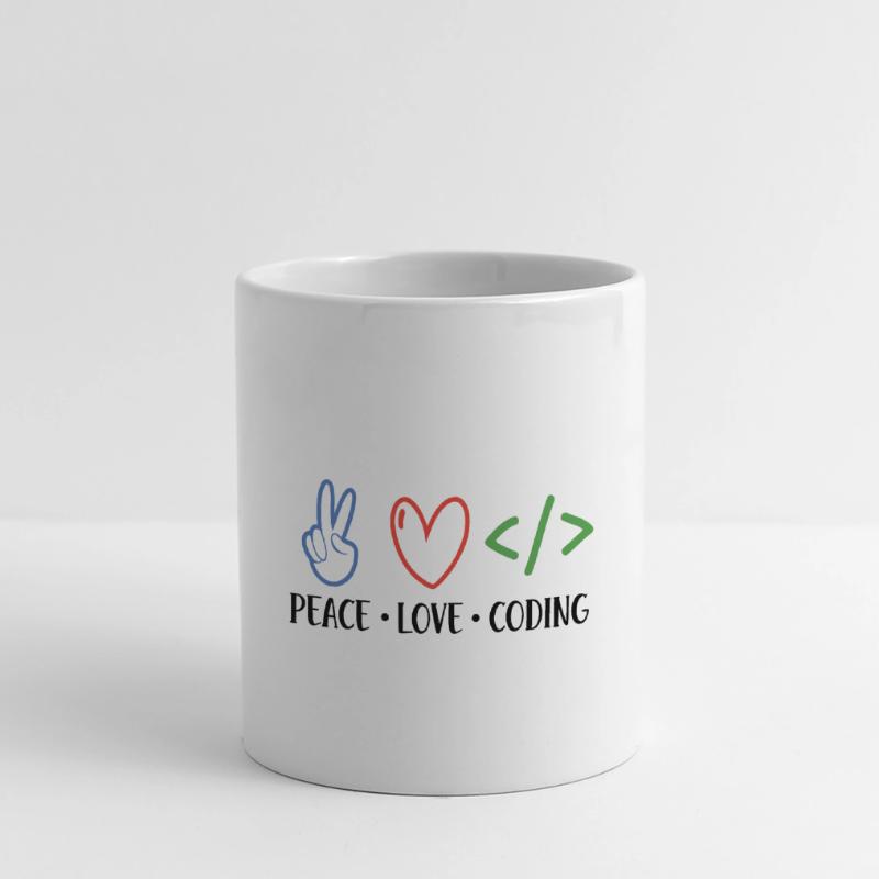 Peace Love Coding Coder Software Developer Program Panoramatasse