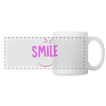 smile - Panoramatasse - Weiß - Vorne