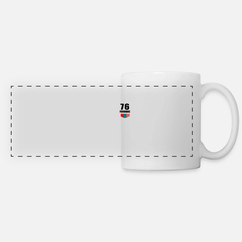 Patch Muscle Car - Panoramic Mug - white