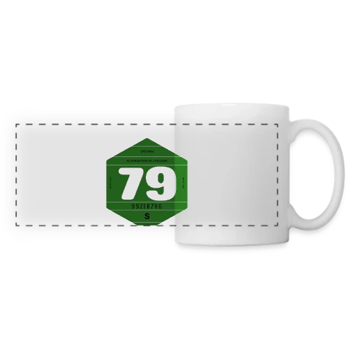 Vignette Automobile Vintage France 1979 - Mug panoramique contrasté et blanc