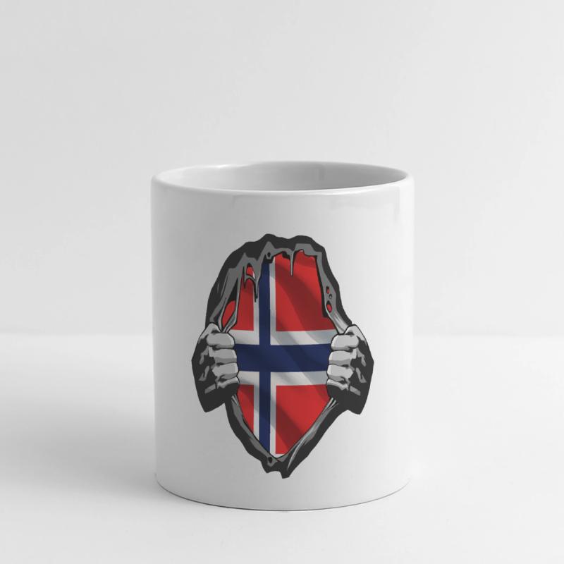 norway cod card cod hunter gift Panoramic Mug