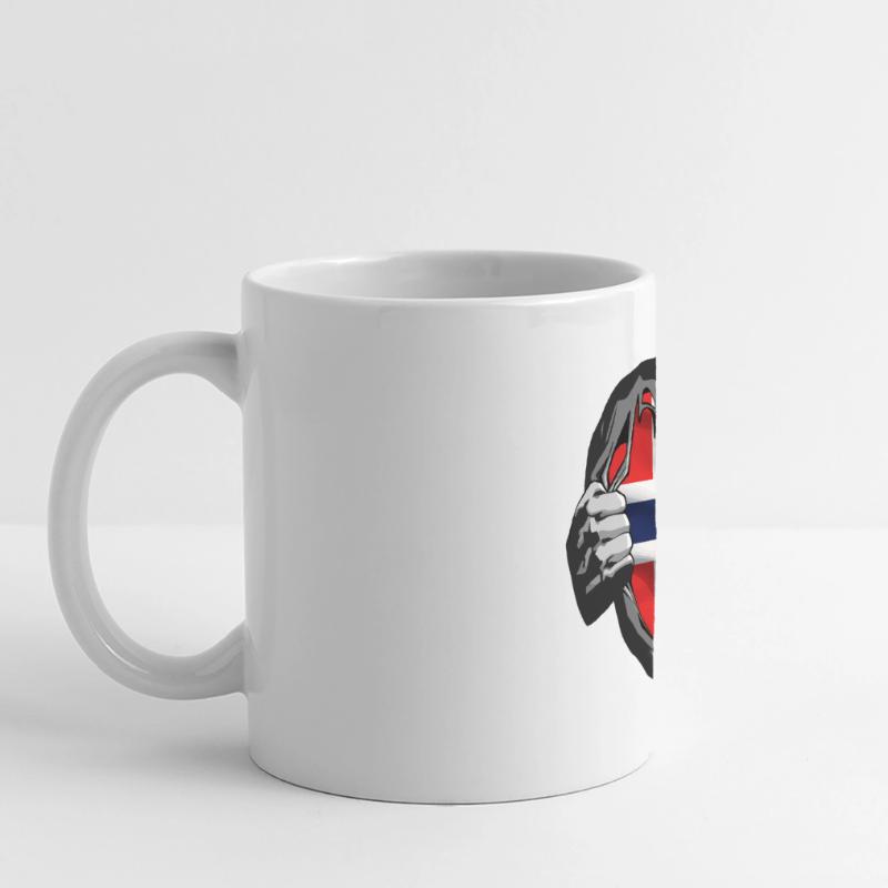 norway cod card cod hunter gift Panoramic Mug