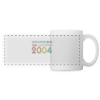 Vintage 17. Geburtstag Geschenkidee 2004 - Panoramatasse - Weiß - Vorne