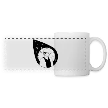 RM Mono Forever Rain - Panoramic Mug - white - Front