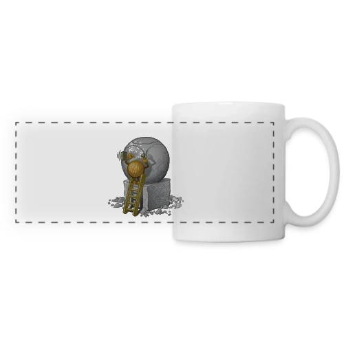 L'Art de la Pétanque : Quand le Sport Rencontre le Style - Mug panoramique contrasté et blanc