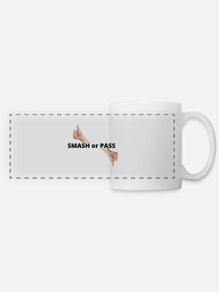 SMASH OR PASS - Panoramatasse - Weiß