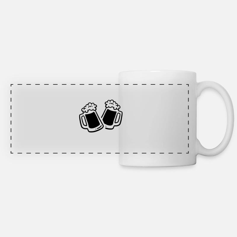 Beer Mug Beer Mugs Drinking - Panoramic Mug - white
