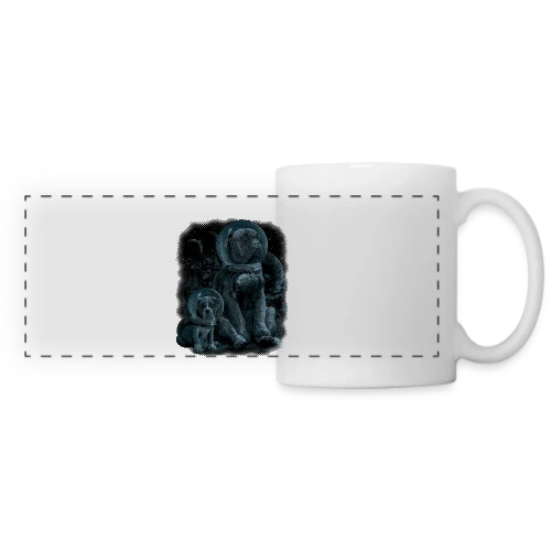Nostalgie Cosmique : Explorateur des Étoiles - Mug panoramique contrasté et blanc