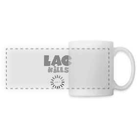 Maquette de Mug panoramique contrasté et blanc « Maître du Jeu Vidéo » à imprimer et personnaliser