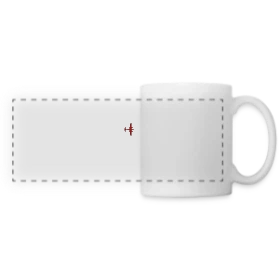 Maquette de Mug panoramique contrasté et blanc « Avion Rétro Passion » à imprimer et personnaliser