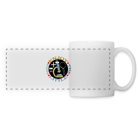Maquette de Mug panoramique contrasté et blanc - L'Art de la Science à imprimer et personnaliser