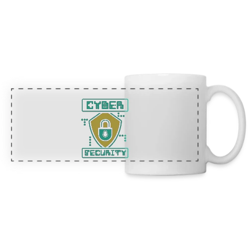 Maître CyberSécurité | Hacking & IT - Mug panoramique contrasté et blanc
