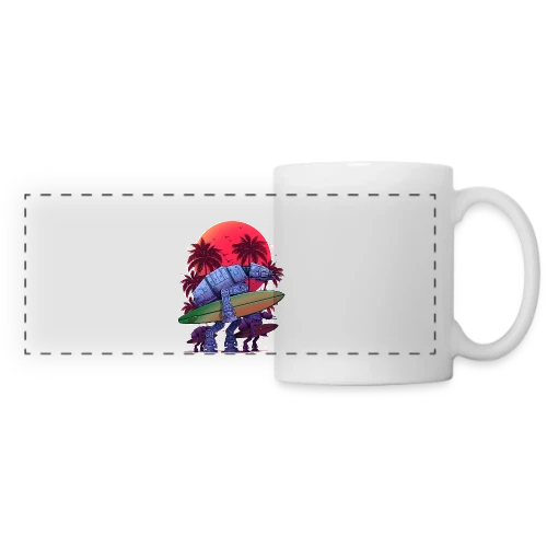 L'Été Galactique des AT-AT - Mug panoramique contrasté et blanc