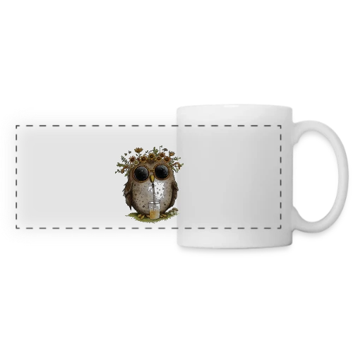 Chouette Cool et Limonade - Mug panoramique contrasté et blanc