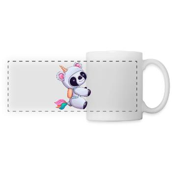 Koala-Einhorn Fusion, Fantastisches Tierdesign - Panoramatasse - Weiß - Vorne