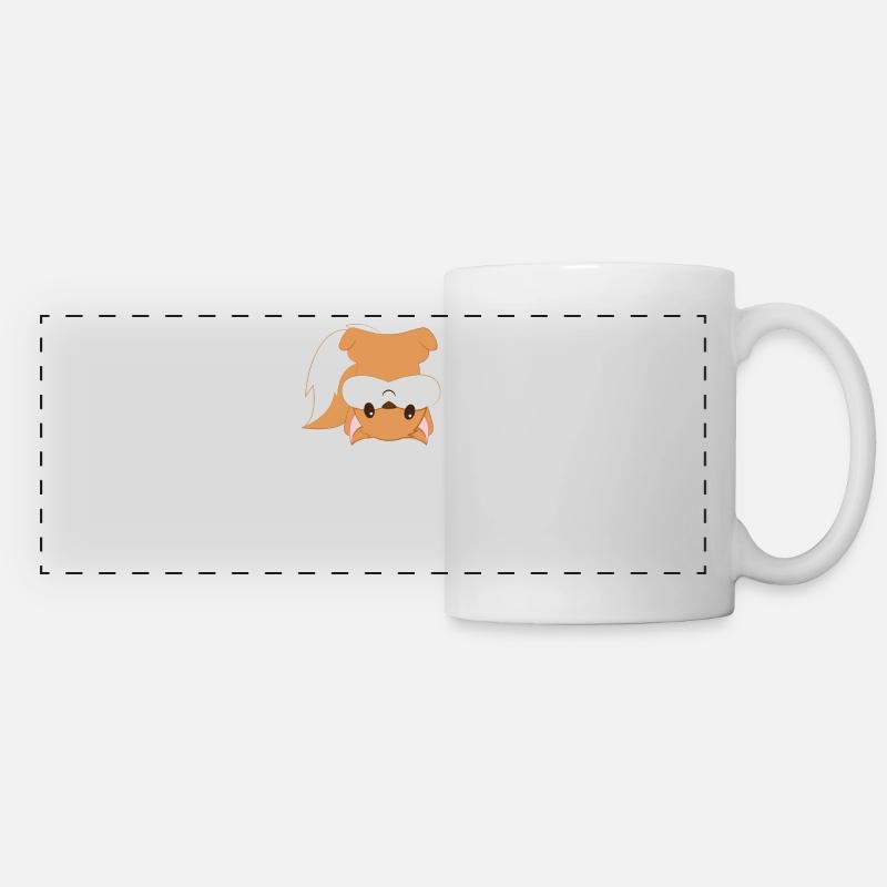 Squirrel - Be different - squirrel - Panoramic Mug - white