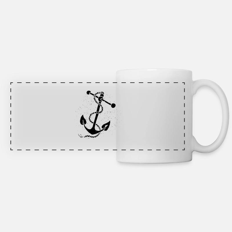 Anchor - Panoramic Mug - white