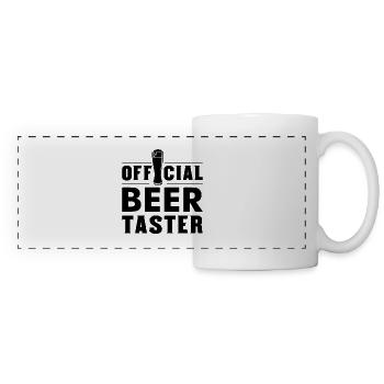 Offizieler Bier Verkoster Bierliebhaber - Panoramatasse - Weiß - Vorne